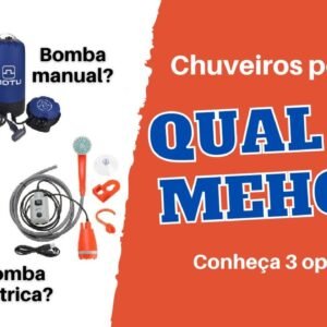 CHUVEIROS PORTÁTEIS - QUAL É O MELHOR?