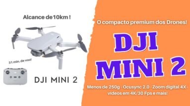 DJI MINI 2 - O MELHOR COMPACTO - FLY MORE COMBO - 2021