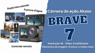 CÂMERA DE AÇÃO - AKASO BRAVE 7