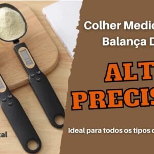 Colher Medidora com Balança Digital!