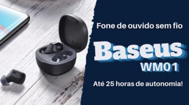 FONE DE OUVIDO SEM FIO BASEUS WM01