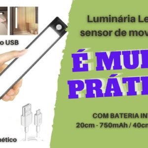 Luminária Led com Sensor de Movimento