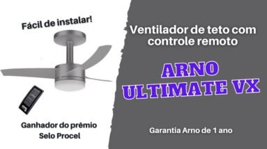 VENTILADOR DE TETO COM CONTROLE REMOTO - ULTIMATE VX ARNO