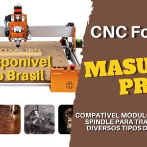 FOXALIEN MASUTER PRO - CNC ROUTER VERSÁTIL (SPINDLE, LASER E MAIS!)