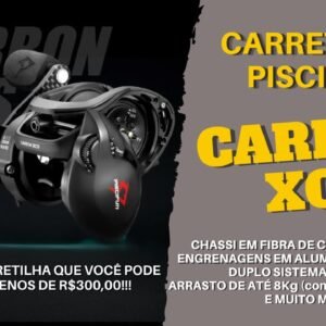 Carretilha Pscifun XCS Carbon - O Bom e Barato Existe Sim!