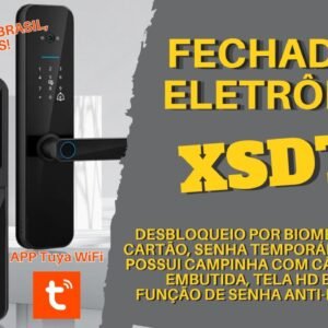 Fechadura Eletrônica Inteligente XSDTS 2024- com Tutorial de Instalação