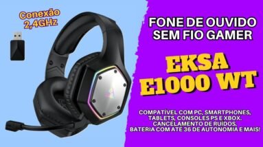 Fone de Ouvido Eksa E1000 WT
