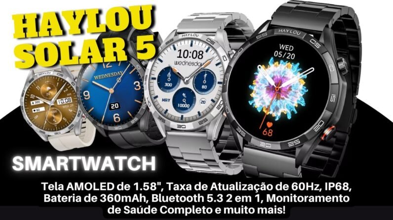 Smartwatch haylou solar 5