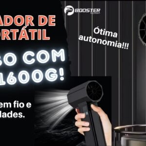Soprador de Ar Portátil - Booster TF64 Turbo Fan